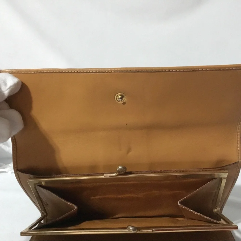 Authentic FENDI Brown Logo Wallet Trifold - Picture 12 of 16